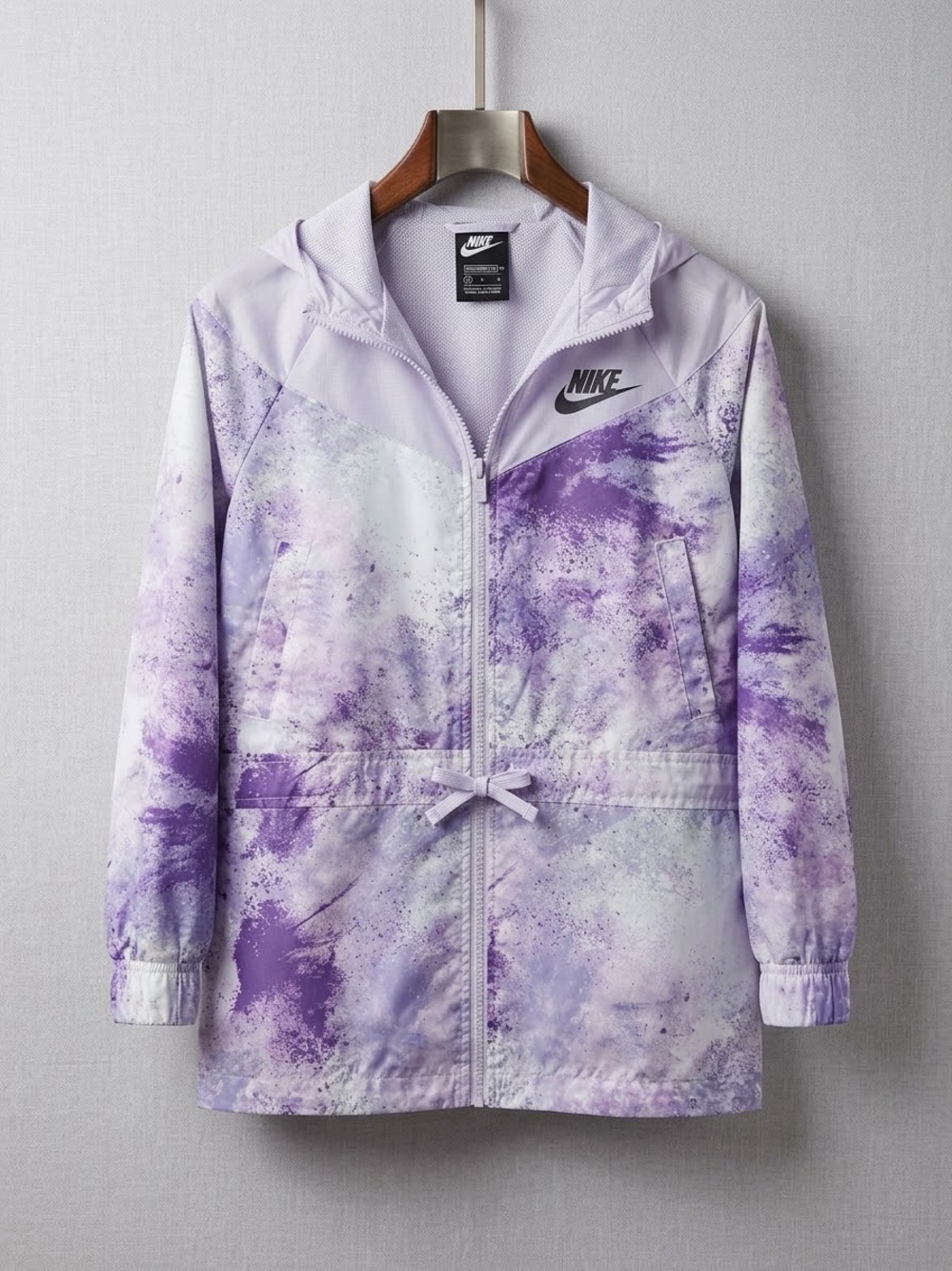 Nike Sportswear Windrunner Big Kids' (Girls') Tie-Dye Printed Jacket